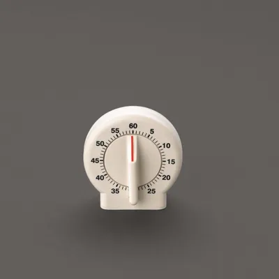 Image de Kelomat horloge de cuisine/timer mécanique plastique jusqu'à 60 min