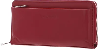 Produktbild von bruno banani Leder Geldbörse Zip Around Wallet Red rot
