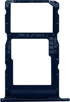 Produktbild von Clappio, Ersatzteil SIM-Kartenhalter für Huawei P Smart 2019 / P Smart 2020, Blau