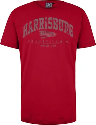 Produktbild von Übergrößen T-Shirt Harrisburg Grau AHORN SPORTSWEAR cayenne red 9XL