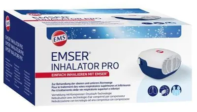 Obrázek produktu pro Inhalátor Emser Pro Nebuliser se stlačeným vzduchem 1 ks