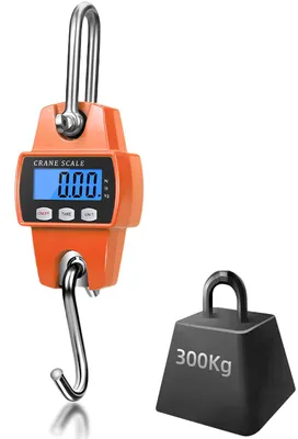 Image de Balance électronique pour peser en suspension, balance numérique pour la cuisine et pour peser des bagages, capacité de 300 kg
