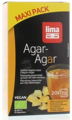 Productafbeelding van Lima Agar Agar Maxi Pack (20 X 2 gr)