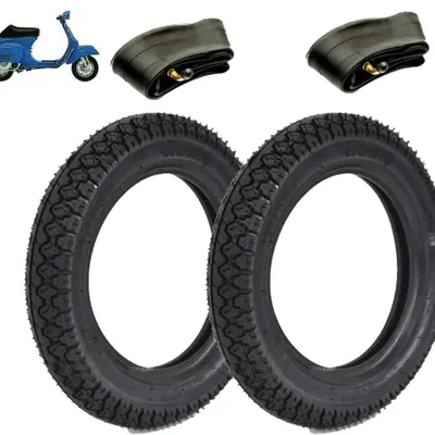 Obrázok produktu pre Zosilnené bicyklové pneumatiky s vnútornou dušou, rozmer 2.75-9
