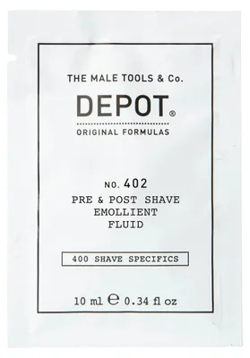 Produktbild von Depot 400 Shave Specifics No. 402 Ätherische Öle Beruhigend Vor- und Nachrasier-Fluid 10 ml