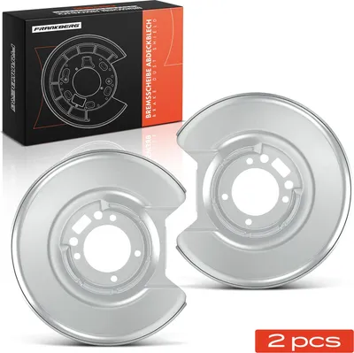 Image de Frankberg 2x tôle d'ancrage disque de frein essieu arrière gauche droite pour Volvo 240 P242 P244 P245 260 break P262