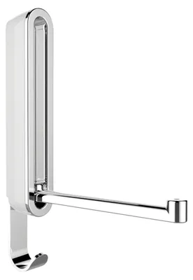 Produktbild von WENKO Klapphaken Premium Mod. Sigma Polarweiß, klappbarer Wandhaken