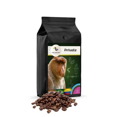 Zdjęcie produktu dla Kawa ziarnista świeżo palona PRIVATE 500g MOCNA