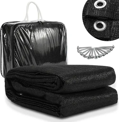 Produktbild von TolleTour Vorzeltteppich Zelt Teppich viele Größen,Anti-Rutsch,Rasenschutz,Schwarz 2,5x5m