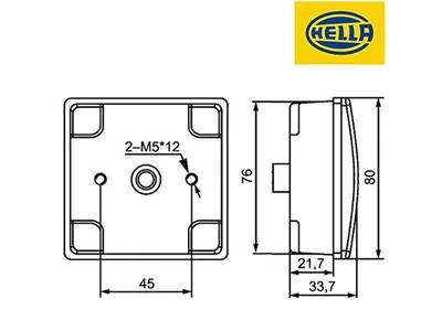 Obrázok produktu pre Hella, cúvacia svetlo, menovité napätie 12V