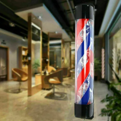 Obrázek produktu pro 36palcový otočný pól světla holičství pól kadeřnický salon znamení