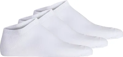 Produktbild von Hudson Uni Sneakersocken, 3er Pack - Easy, Komfortbund, kurze Socken, einfarbig Weiß 39-42