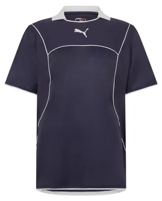 Produktbild von Puma - Rugby-Shirt für Herren, Kontrastpaspel, Athletisch GT19673 (XXL) (Dunkles Marineblau)