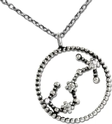Produktbild von SilberDream Halskette 925 Silber 45cm Sternzeichen Skorpion Schmuck D2SDK8511W