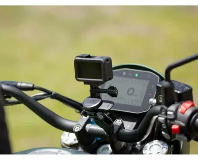 Obrázok produktu pre Quad Lock Handlebar Clamp Bolt Mount Pro, Akčná kamera, Mobilný telefón / smartfón, Pasívny držiak, Motocykel, Čierna