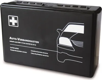 Image de Trousse de secours automobile Actiomedic Car Safety, 1 kg, conforme à la norme DIN 13164:2022
