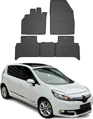 Zdjęcie produktu dla 2009-2016 Renault Scenic dywaniki podłogowe TPE czarne 5 szt