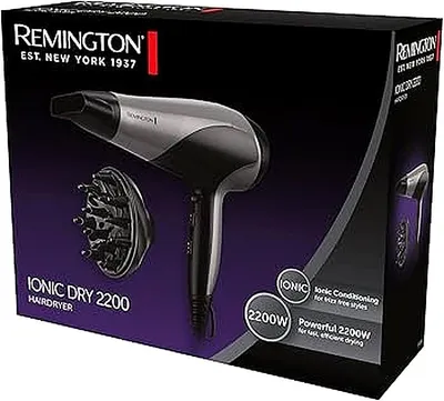 Produktbild von Remington Ionic Dry 2200 Haartrockner - grau