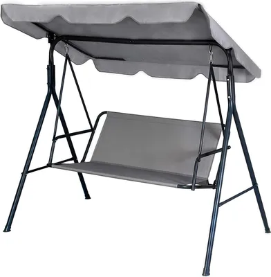 Produktbild von Famanu Schutzhülle für Gartenschaukelstuhl - Wetterfest, 113 x 47 x 47 cm, Grau