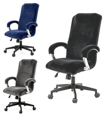 Imagen del producto de Funda para silla de oficina, elástica, de talla universal, para sillas de oficina