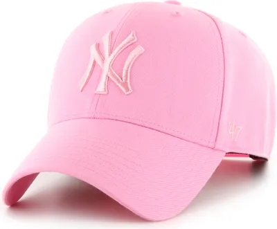 Produktbild von 47 Brand Curved Snapback Cap - MLB New York Yankees rosa