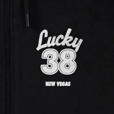 Zdjęcie produktu dla Fallout - Męska bluza z zamkiem błyskawicznym Lucky 38 Dice