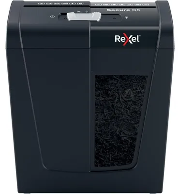 Obrázok produktu pre Rexel Secure S5, Rezanie na pásiky, 6 mm, 10 L, 75 listy, 68 dB, 5 listy