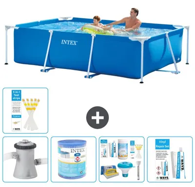 Obrázok produktu pre Obdĺžnikový bazén s rámom – 260 x 160 x 65 cm – 6-dielny – S22347