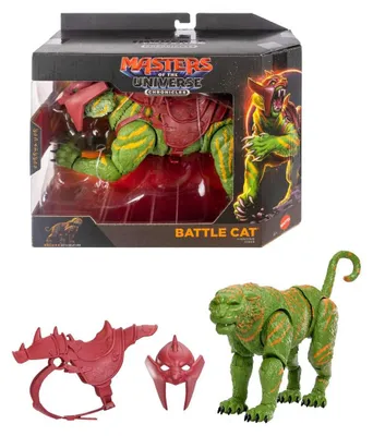 Produktbild von Masters of the Universe Chronicles Batte Cat, originalgetreu zum Film von 2026, Maßstab 1:12, heldenhafte Tigerfigur, 6 Jahr(e), Mehrfarbig, Kunststoff, Metall