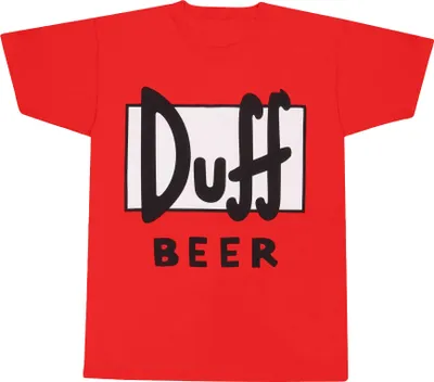 Produktbild von The Simpsons - "Duff Beer" T-Shirt für Herren/Damen Uni HE1865 (S) (Rot)