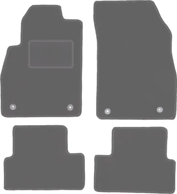 Produktbild von Graphit-Fußmatten für: Chevrolet Cruze Fließheck, Limousine, Kombi (2008-2016)