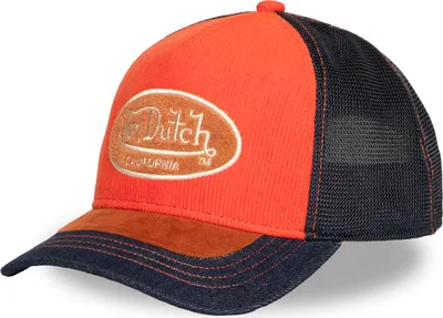 Produktbild von Von Dutch Originals Trucker Cap - CALIFORNIA SHIELD Orange