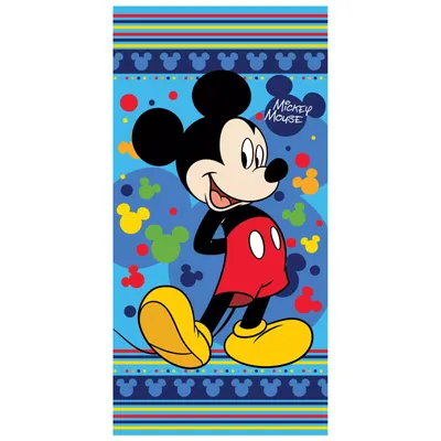 Obrázek produktu pro Mickey Mouse Badetuch Blau 70 x 140 cm