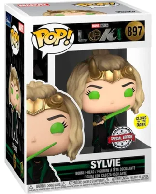 Productafbeelding van Funko Pop! Marvel Loki - Sylvie #897, exclusieve editie die in het donker oplicht