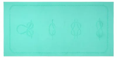 Produktbild von Anemoss Strandhandtuch 70x140 cm – schnelltrocknend & saugfähig, 100% Baumwolle, Mintgrün – ideal für Strand, Sauna & Sport