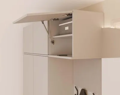 Produktbild von raumhirsch GARDEROBENSCHRANK modern, Schrank Set Kleiderschrank - Schuhschrank Kaschmir 150/238/35