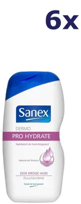 Obrázek produktu pro 6x sprchový gel Sanex 500 ml dermo pro hydrate