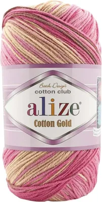 Produktbild von Alize Baumwolle Gold Batik 7829 Strickgarn