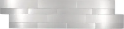 Produktbild von selbstklebender Fliesenspiegel Aluminium metall Wandverblender Küchenrückwand