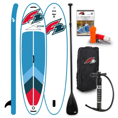 Produktbild von F2 Marken Stand Up Paddle Board Ocean Rot SUP 10'5 320cm + Basic Zubehör Paket