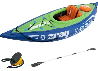 Produktbild von ZRAY Kajak SEEKER 280 für 1 Person 282 x 90 cm inklusive Pumpe und Paddel