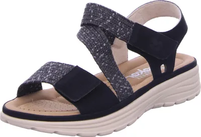 Produktbild von Rieker Damen Keilsandaletten 31504-36, 31504-37, 31504-38, 31504-39, 31504-40, 31504-41, 31504-42, 31504-43 RIE-V8574 schwarz 41