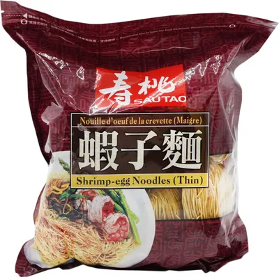 Produktbild von Sautao Shrimps Eiernudeln dünn 454g