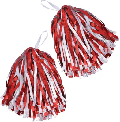 Produktbild von Rote & weiße Pompoms Kostümzubehör