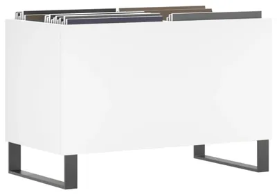 Produktbild von vidaXL Plattenschrank Weiß 74,5x38x48 cm Holzwerkstoff
