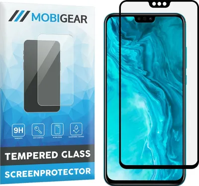 Produktbild von Mobigear Premium  HONOR 9X Lite Panzerglas Gehärtetes Glas Displayschutz - Hüllenfreundlich - Schwarz