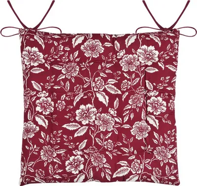 Obrázek produktu pro Podsedák na židli BIBURI červená 38x38x4 cm France