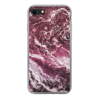 Produktbild von MuchoWow® Handyhülle Schutzhülle Hülle für iPhone 8 Marmor - Naturstein - Mineralien Silikon Softcase Handy Hülle - Schutzhaube