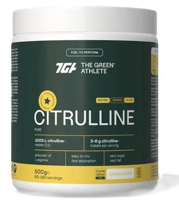 Productafbeelding van The Green Athlete L-citruline-malate Poeder (500 gr)