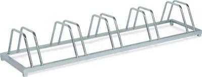 Produktbild von Fahrradständer für 5 Räder, zweiseitige Nutzung, Reifenbreite bis 55 mm,verzinkt